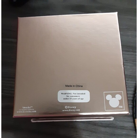 NEW Disney Earrings Minnie Mouse Bow Heart Set Rose Gold Crystal Studs Set of 5 - Picture 7 of 7